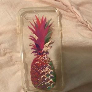 clear case with pineapple